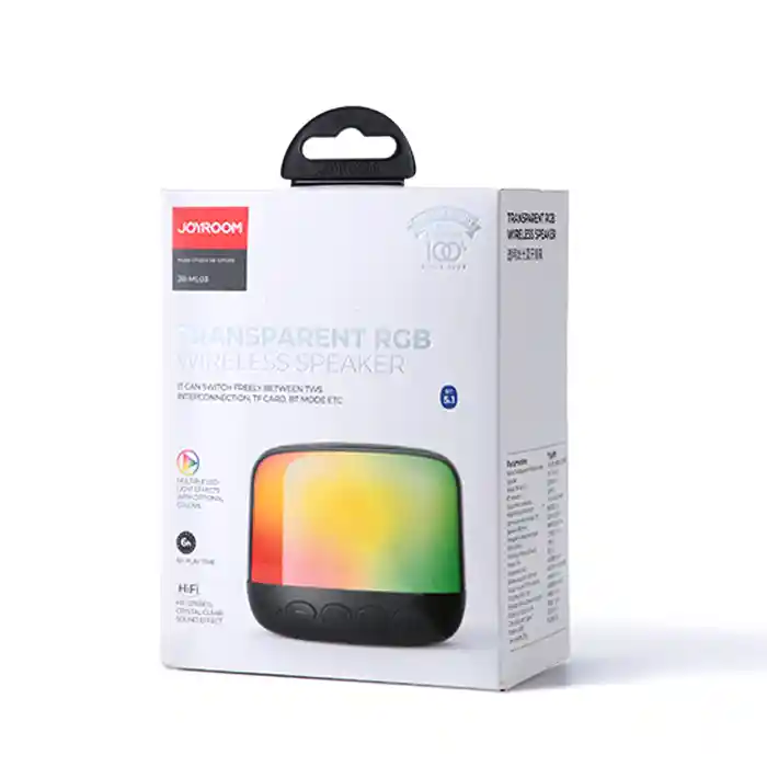 Joyroom JR-ML03 Transparent Wireless Speaker with RGB Light
